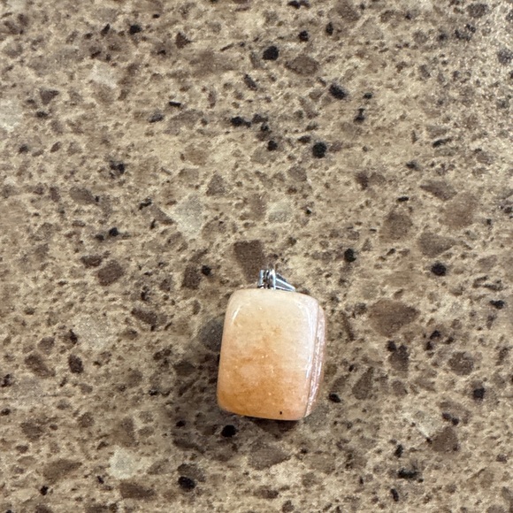 Natural Stone Pendant Necklace - Multi-Color Polished Gemstones - Picture 11 of 11